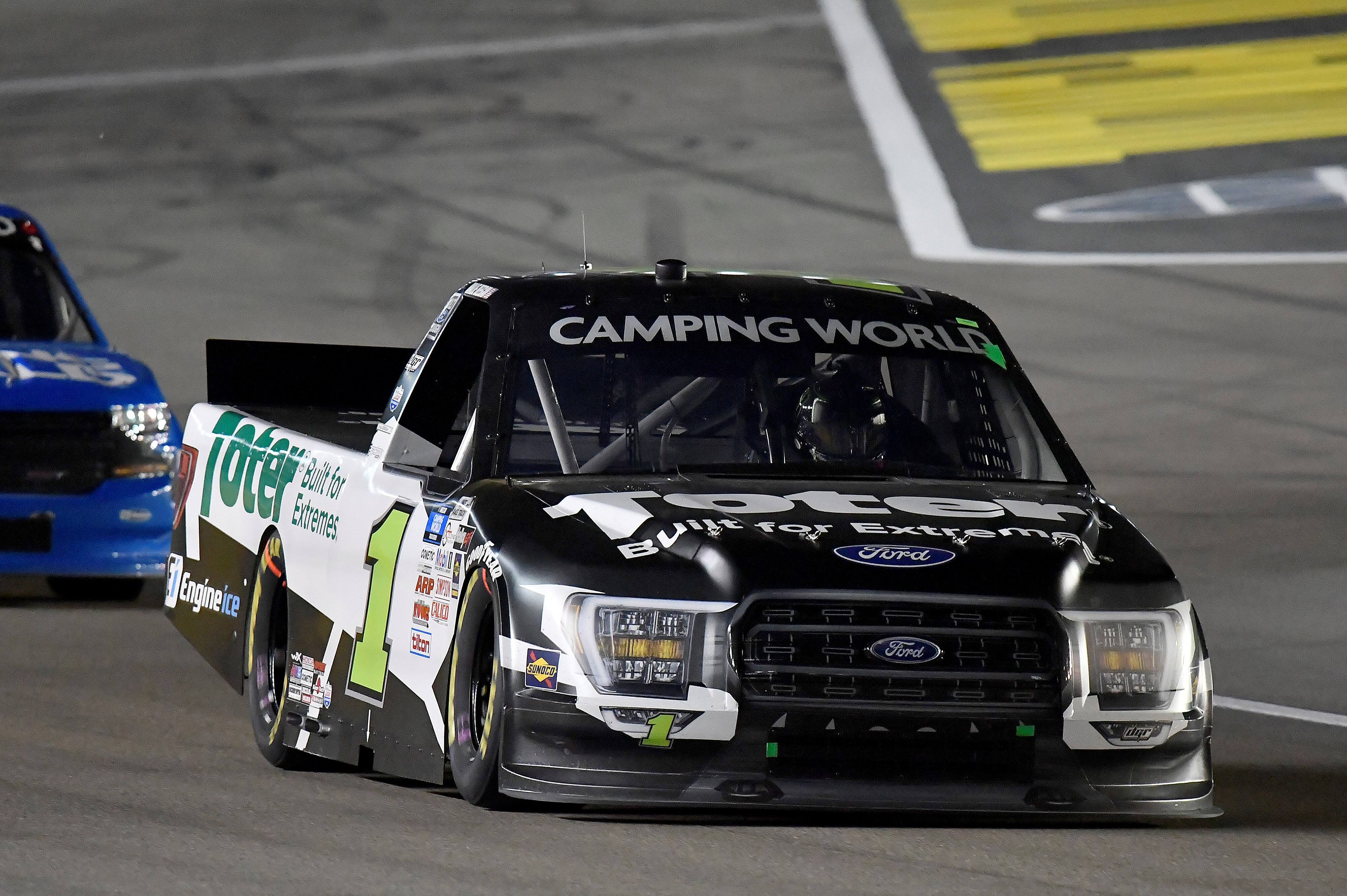 Hailie Deegan was collected in the biggest incident of the race on Lap 96 and finished 28th. Hailie Deegan was collected in the biggest incident of the race on Lap 96 and finished 28th.